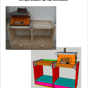 Double Flip-Top Workstation