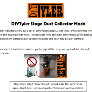 2 Stage Dust Collector Hack