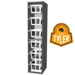 Stacking Laundry Basket Shelf