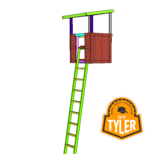 Double 17' Deer Stand w/ Optional Blind