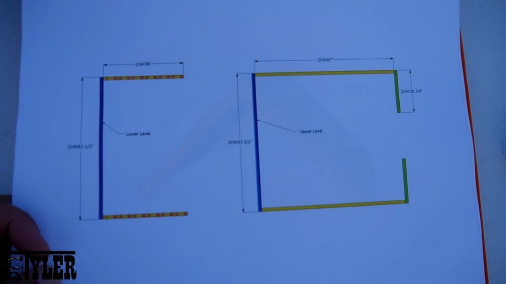 build plans for railings on diy swing set